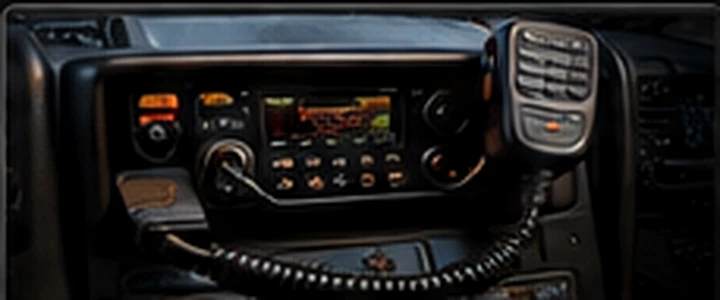 Emergency vehicle radio communications